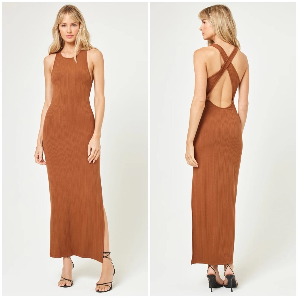L Space Francesca Dress in Coffee Size XS